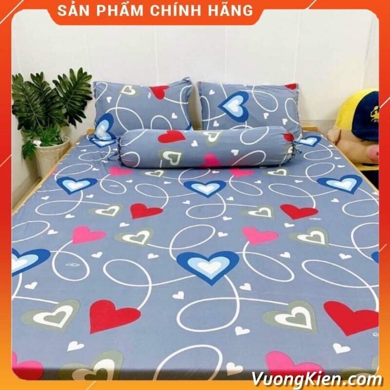 Bộ Ga Drap Giường Thun Lạnh Hàn Quốc DTLHQ003