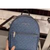 Ba lô MK Michael Kor Adina Medium Backpack màu xanh logo #35t1s4ab6b
